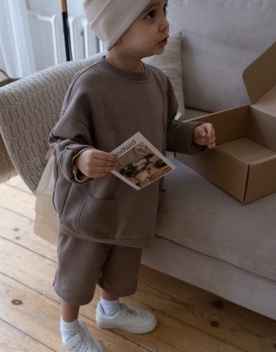 костюм детский спортивный свитшот и шорты